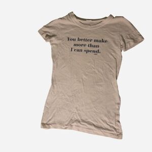Abercrombie & Fitch Beige Graphic Tee